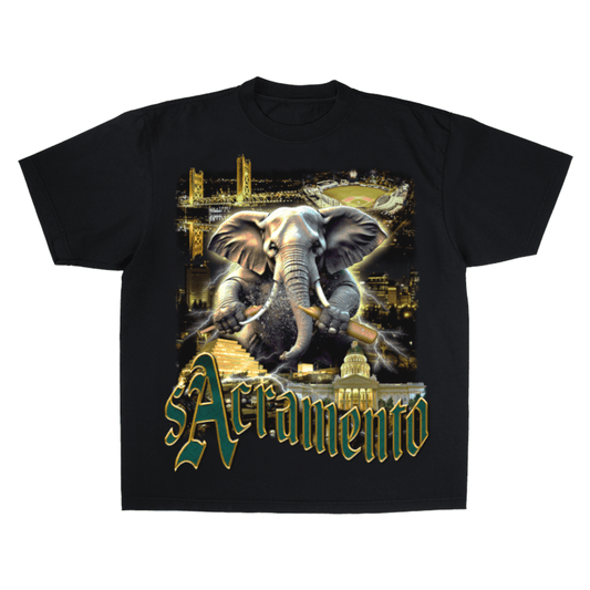 Sacramento Baseball Elephant Tee